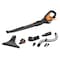 Worx Battery Powered Handheld Leaf Blower & Sweeper Kit, Bare Tool WG545.9 - alternate 1